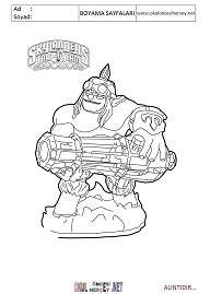 Skylanders boyama sayfaları